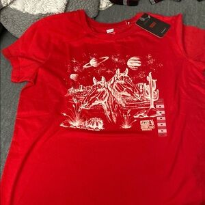 Levi's Kids Red Graphic T-Shirt